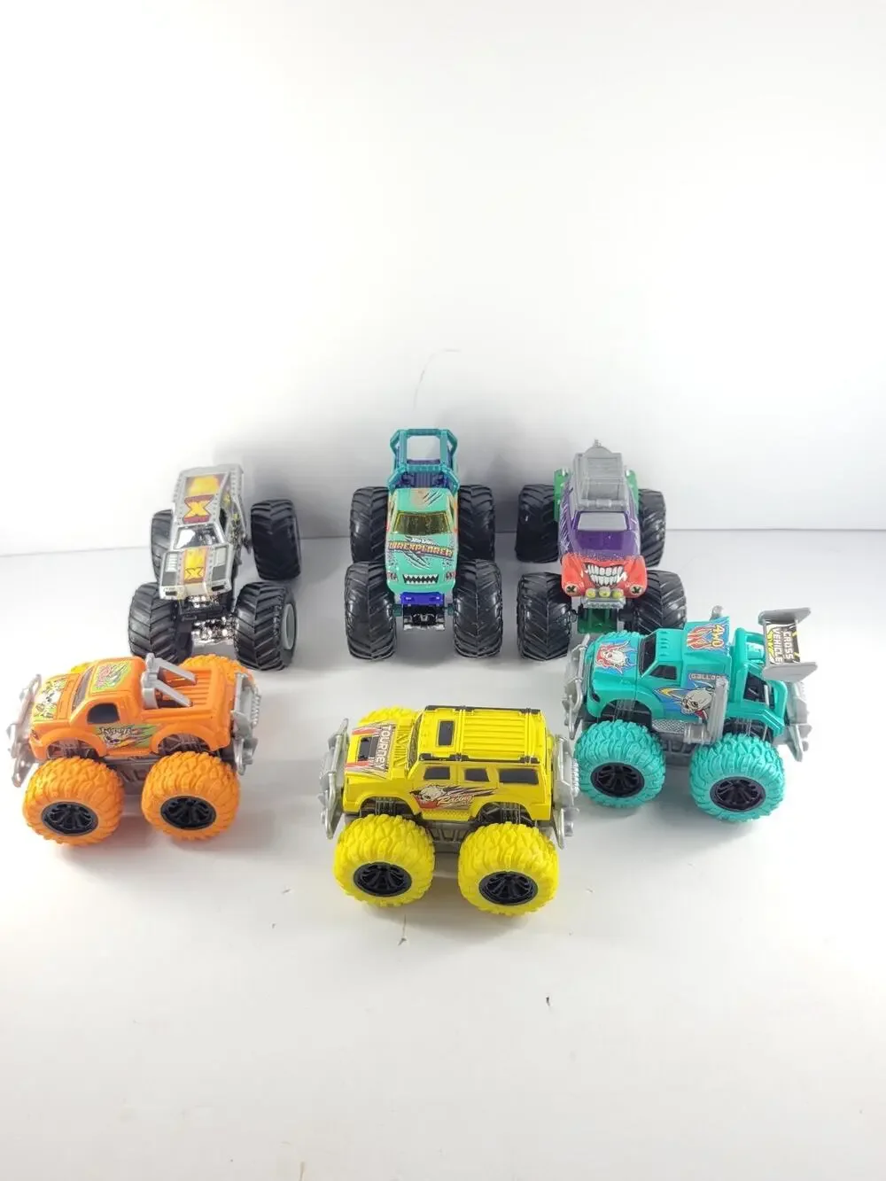 Hot Wheels & Variety Monster Trucks Mix Lot of 6